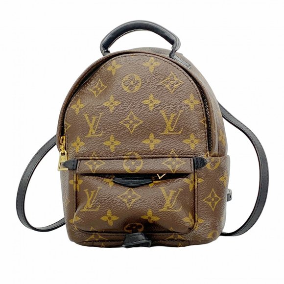 Louis Vuitton Monogram Palm Springs Backpack MINI M44873 Brown Women's Backpa... - Picture 1 of 11